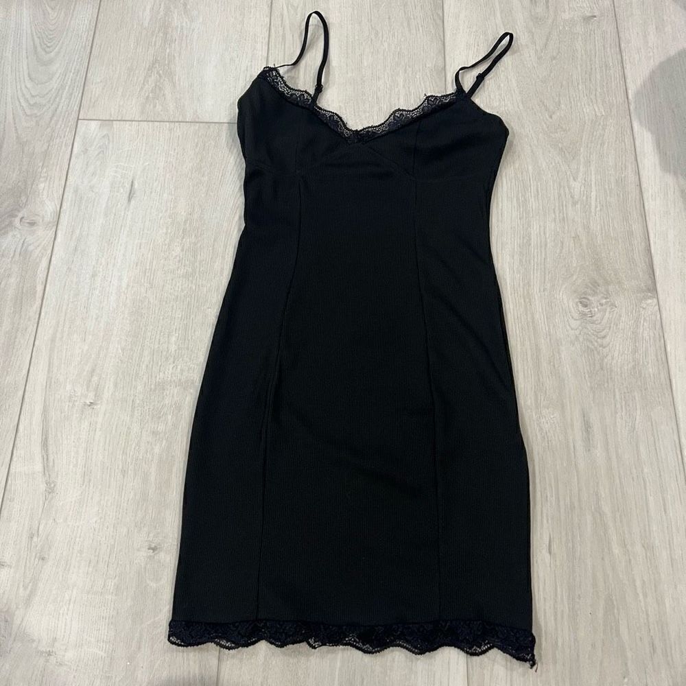 Do my self lace mini black dress size s